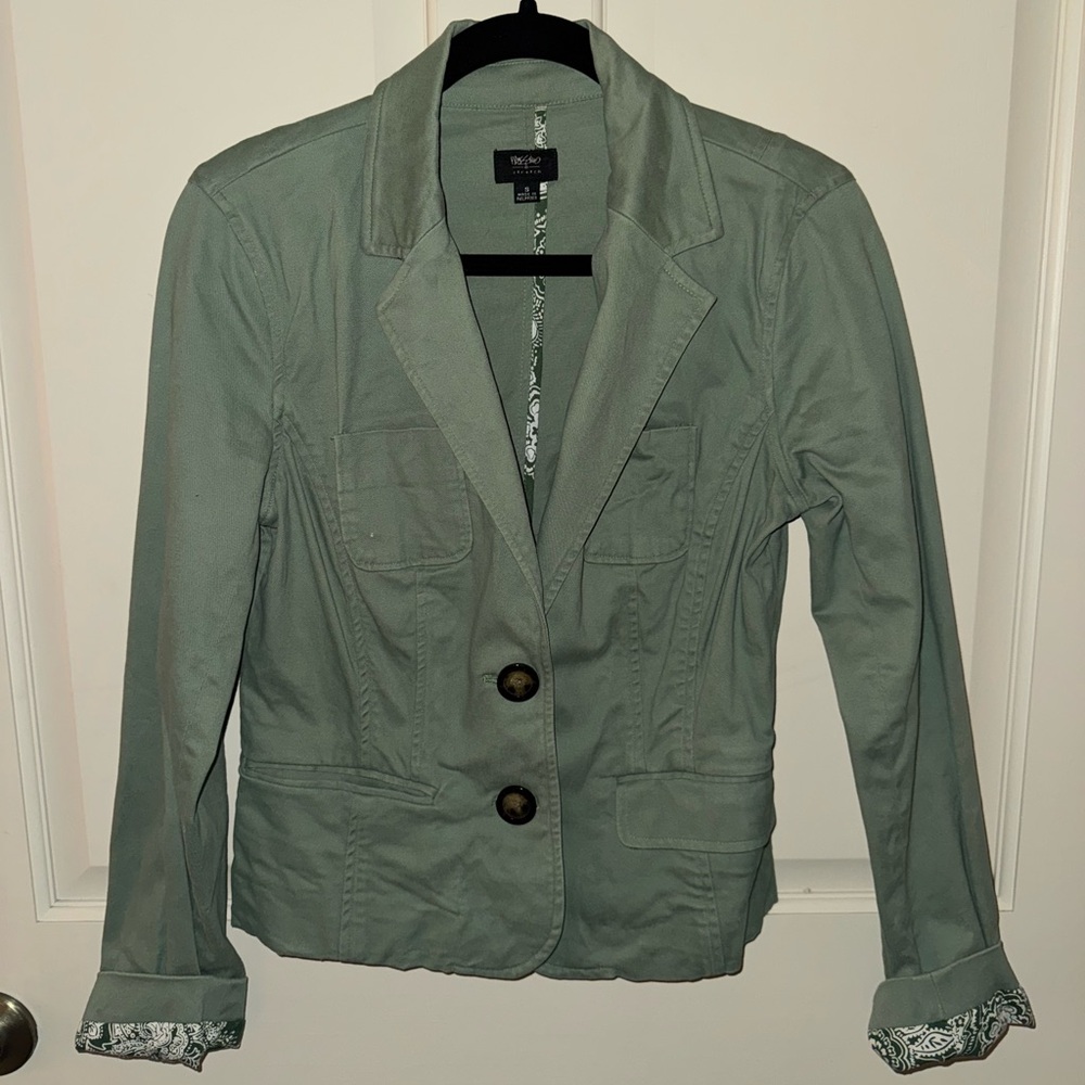 Olive green blazer